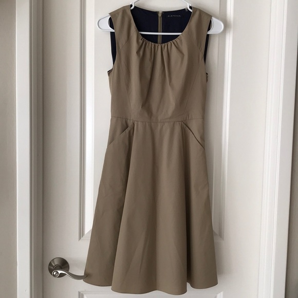 elie tahari a line dress
